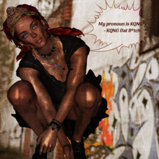 KQrowndKQingdom's tweet image. My Pronoun is KQNG! - KQNG Dat B*tch!

#kqrownd #kqingdom #BornKQNG #DatBitch#KQNG #pronoun #lgbtq #pride #king #queen #crown #MondayMotivation #art #animation