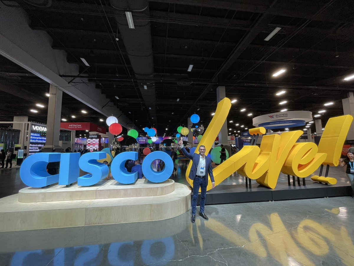NickMichaelides's tweet image. Day 1 of Cisco Live #WeAreCisco #CISCOLive2022