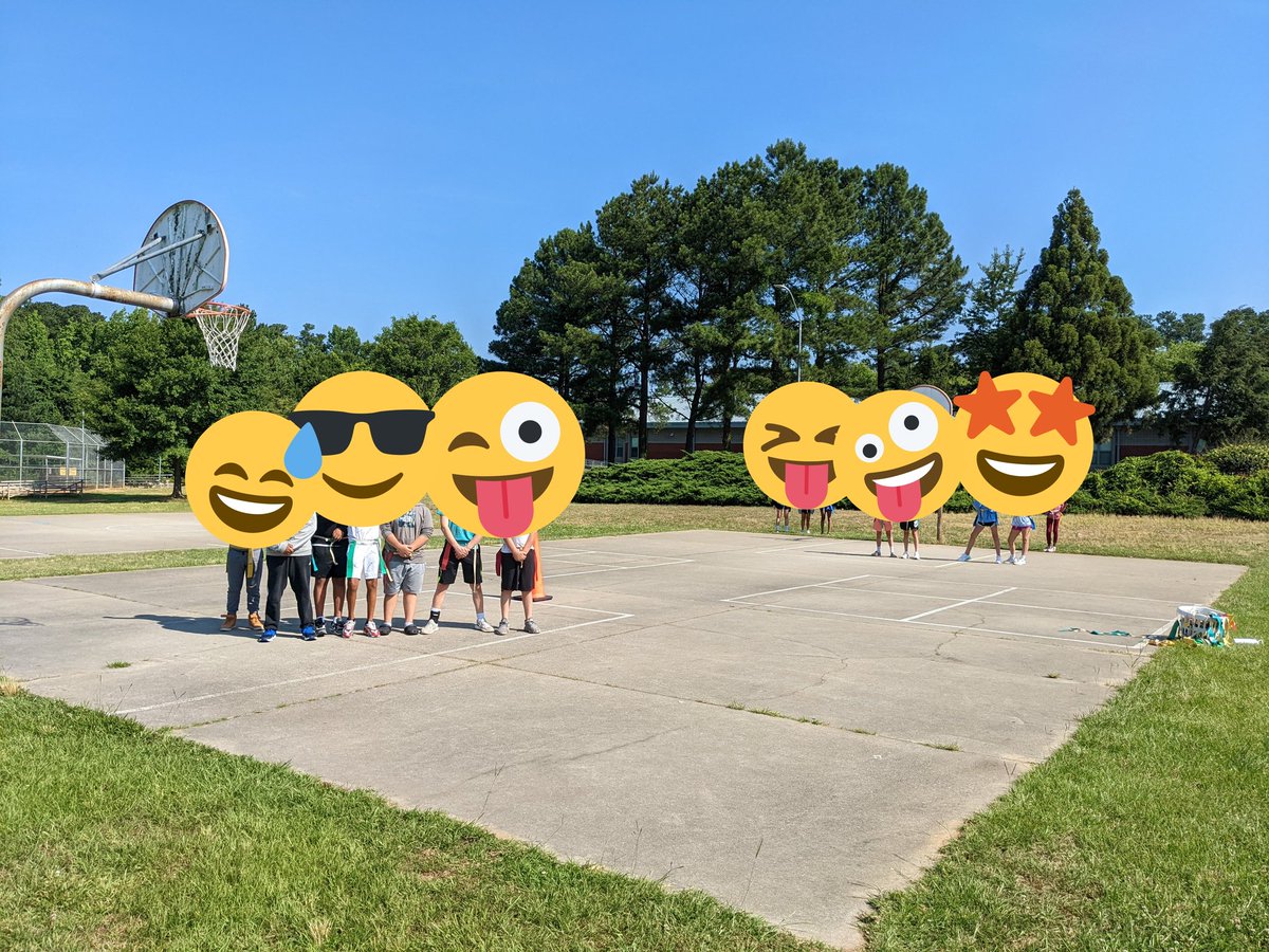 jppeteacher's tweet photo. Finally tried #kabaddi using a cone, tennis ball, flag belts, modified rules, and a great class. All classes played, but this one rocked it! #gogetactive #wcpsspe #ncshape #PhysEd #fitness #cooperactive https://t.co/iP0MO9coSn