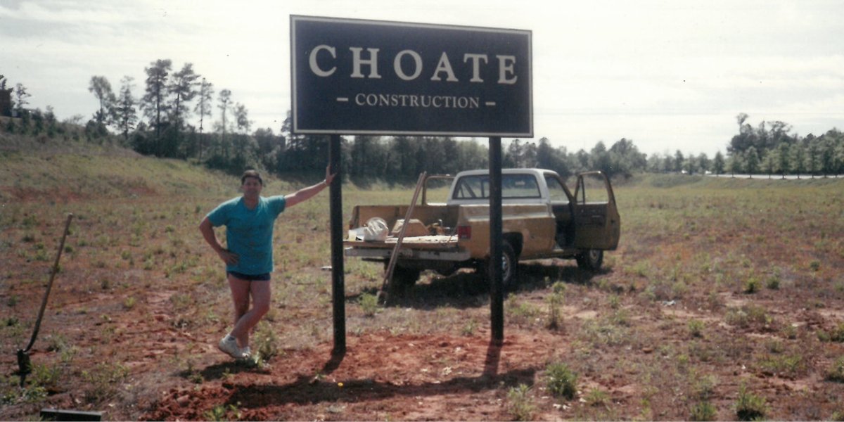 ChoateCo's tweet image. We&apos;ve come a long way from Millard Choate&apos;s basement! In the 33 years since Choate&apos;s incorporation, we have been blessed with strong relationships and continuous growth across the southeast thanks to our outstanding clients, partners, and employee-owners.

#ReputationisEverything