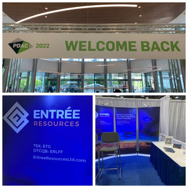 EntreeResource's tweet photo. That's a wrap on a busy day for #pdac2022 day 1. 
Hope to see you tomorrow! https://t.co/KnkfIBo1iR