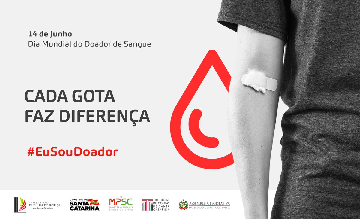 assembleiasc's tweet image. Para ser um doador é preciso ter entre 18 e 69 anos (doadores de 16 e 17 anos de idade precisam de ter autorização formal e estar acompanhados dos pais e/ou responsável legal), ter mais de 50kg e estar em boas condições de saúde, sem feridas ou machucados. #EuSouDoador #DoeSangue