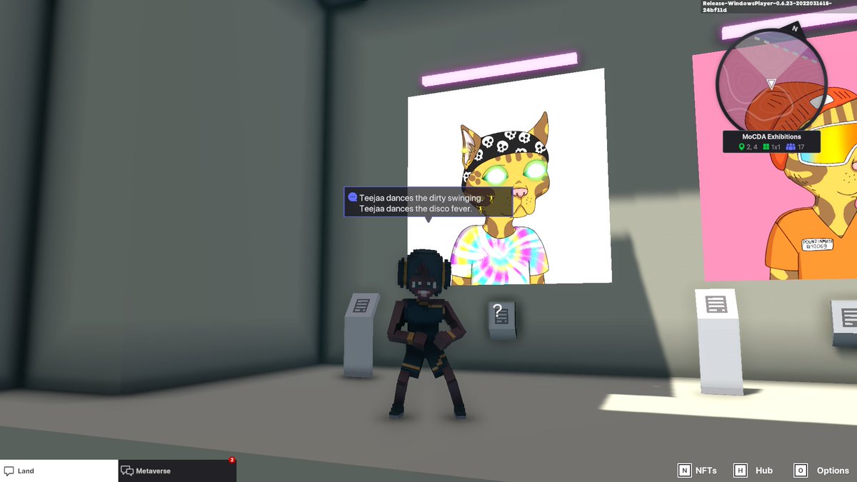 Teeja08402210's tweet photo. @TheSandboxGame @MOCDA_ I just participated in the #TheSandbox weekly contest for a chance to win 200 mSAND! Here is my favorite piece from the exhibition, check out my screenshot below!
👇 https://t.co/RmWdFqQ5sp