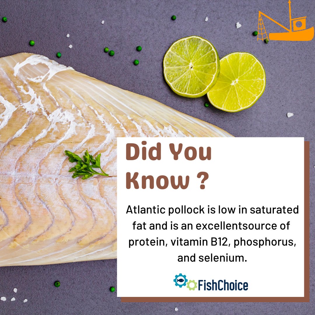 Did You Know? #Atlantic #Pollock #EatFresherFish
#NHCommunitySeafood