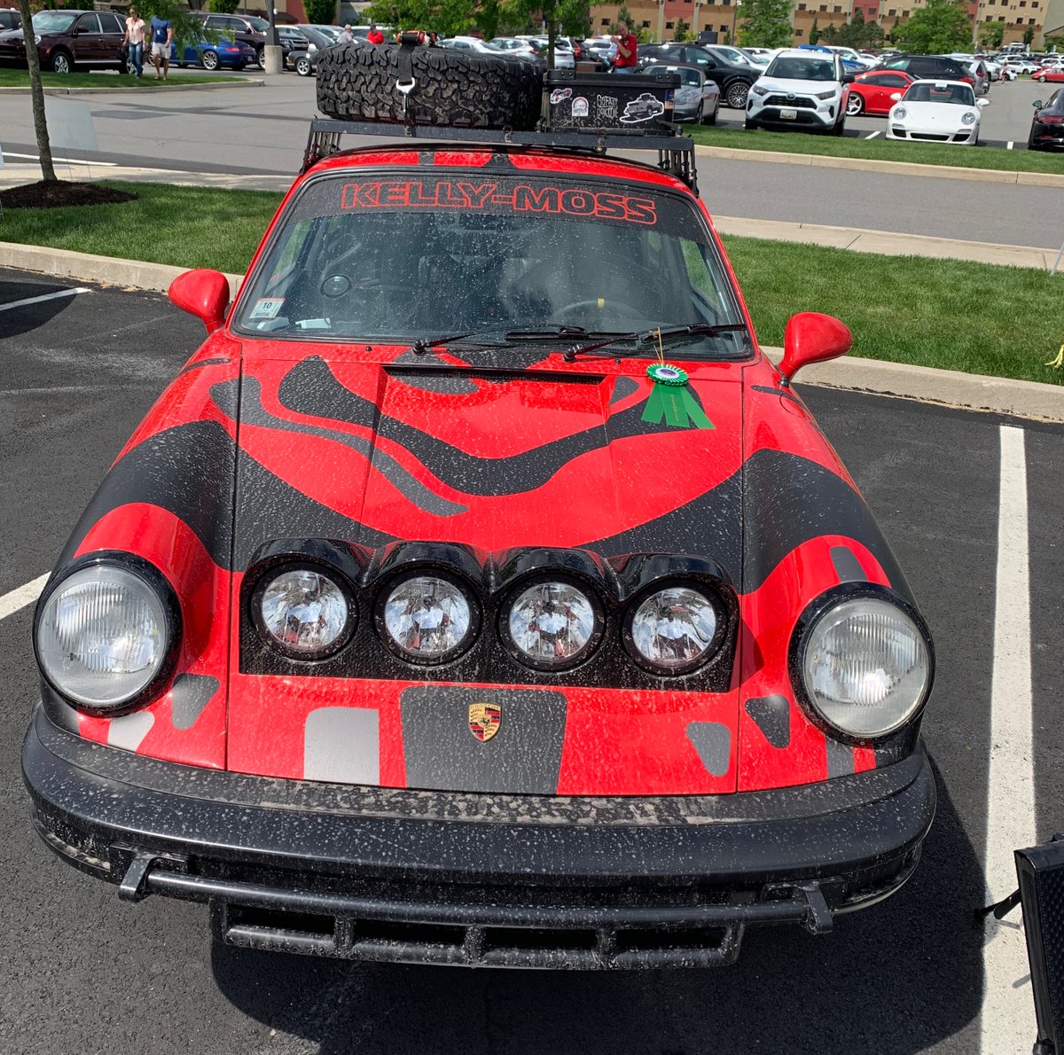 Rally cars were on display as part of the #PorscheParade Historics display. We love seeing #Porsche cars doing what they do - even if it means a little dirt.