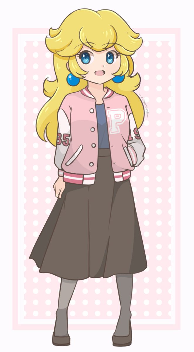 ピーチ姫 「New outfit for Peach! 」|チョコミル -chocomiru-のイラスト
