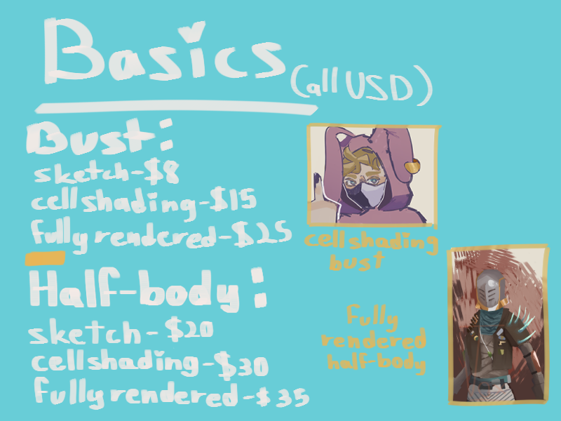 VOXIT_'s tweet photo. COMMISSION UPDATE PEOPLE! 
If you have any questions about the commissions don't be afraid to reply here or dm me :)
#commissions #commissionsopen #Commission https://t.co/yBJHIBDLWa