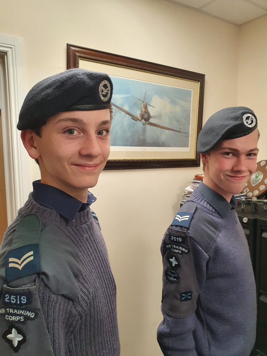 Congratulations to Cpls Lewis Owen and Nathan Ellis on their promotion this evening. They have shown great commitment and leadership. We'll done lads lads! <a href="/BlairgowrieHS/">Blairgowrie HS</a>