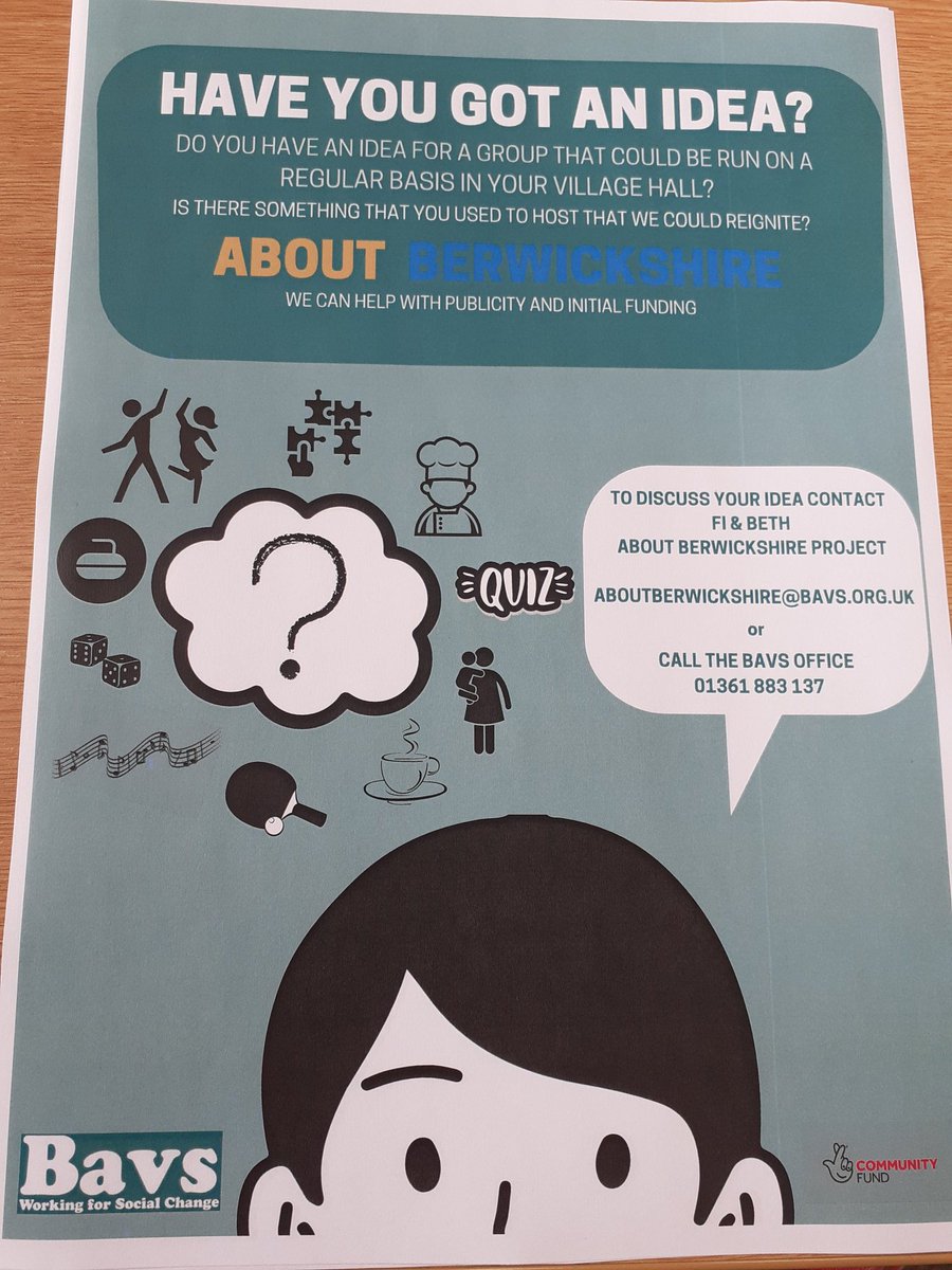 AllantonVillage's tweet photo. If you want to see a new class or hobby group start in the village hall there is funding available for the start up sessions. https://t.co/RzDCym5Ysr