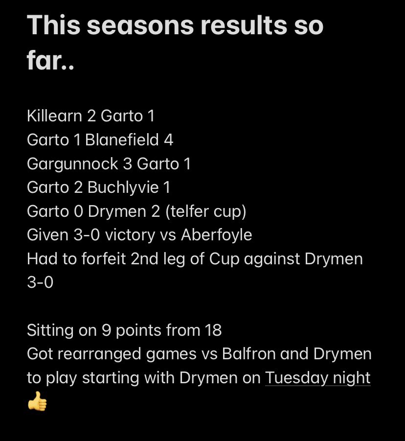 Some of our results so far this year…