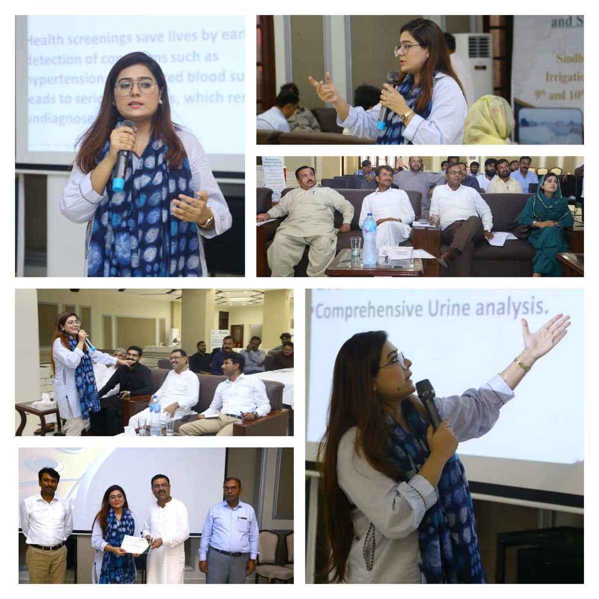 DrFoziakeerio's tweet photo. Delivering Session on Importance of Health Screening, Implementation of Environment & Social Management Plan.Organised by SRP ,Irrigation Department, Government of Sindh.
#SRP #sindhneedswater #SindhGovernment #WorldBank #importanceofhealthscreening #DrEssaLab #apkaitemad https://t.co/ZdFc0BsEUb