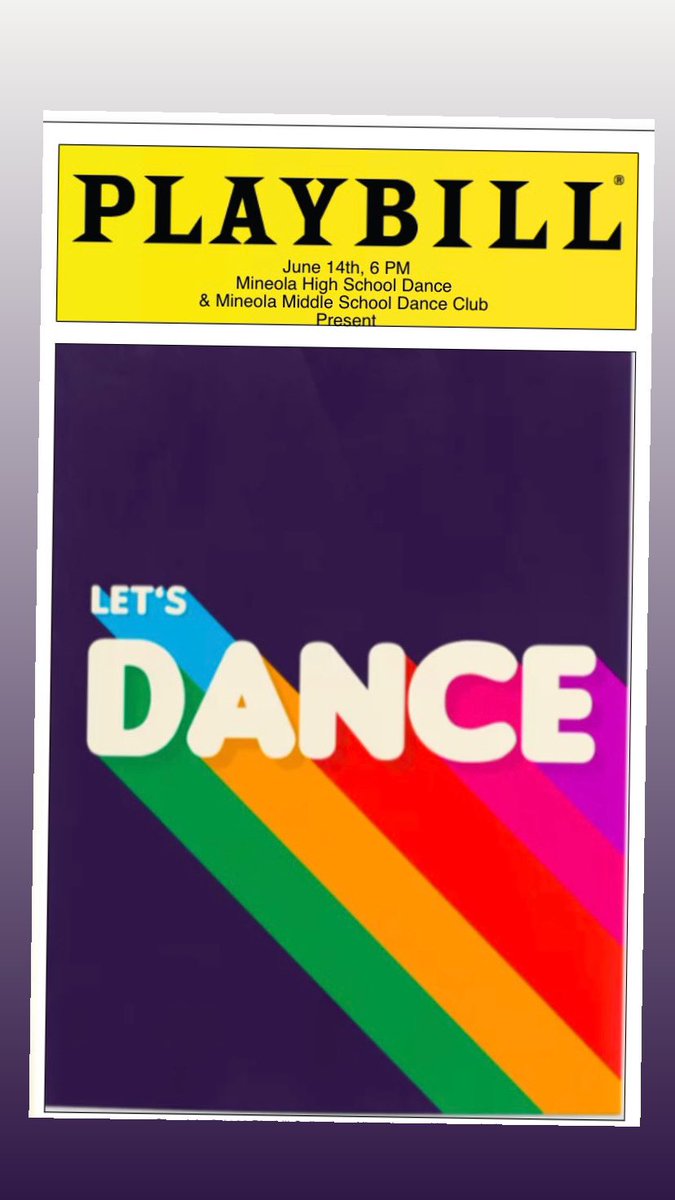 AislinnOliveri's tweet photo. Tomorrow night! Dance showcase featuring the HS and MS dancers!    6 PM at the high school! @mineolahs @MineolaMS https://t.co/dx1ePrdyyF