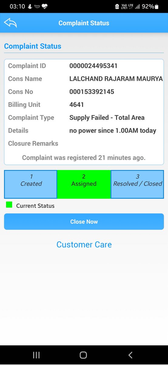 LALCHAND3251391's tweet photo. @MSEDCL @helpdeskmsedcl @CMDMSEDCL It's became dailes issue ofnow. No power since 1.0AM today again https://t.co/TancXjrUXq