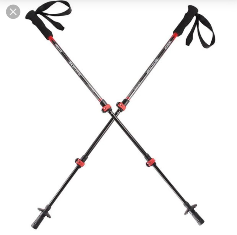 DLPAnna's tweet photo. @DLPHelp I've hurt my ankle and I'm coming to DLP soon. These collapsible hiking sticks help me to walk... Will I be allowed to bring them into the park? Thank you https://t.co/zxbhDIyXq1