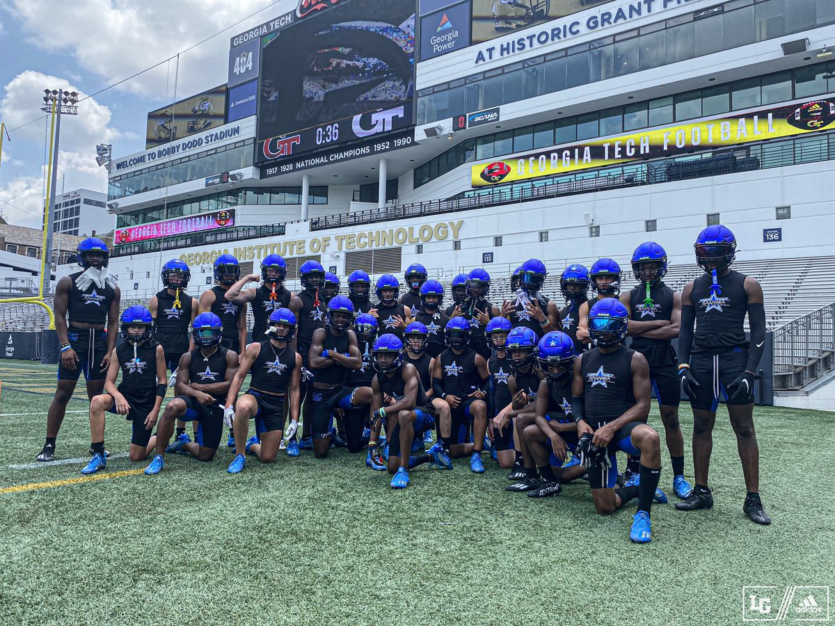 BigBlueRecruits's tweet photo. ✭𝙂𝙧𝙖𝙣𝙜𝙚𝙧𝙨 𝙞𝙣 𝙩𝙝𝙚 𝘼🐝

Great competition in Atlanta today at the @GeorgiaTechFB 7 on 7 tournament. Looking forward to competing in Athens on Thursday. Go 𝗚𝗿𝗮𝗻𝗴𝗲𝗿𝘀!

✭Hᴀʀᴅ | Tᴏᴜɢʜ | Tᴏɢᴇᴛʜᴇʀ✭
#ᴄᴜLᴛᴜʀᴇ #BLUEᴘʀɪɴᴛ
#GʀᴇᴀᴛTᴏBᴇAGʀᴀɴɢᴇʀ https://t.co/LCXDl7ViqY