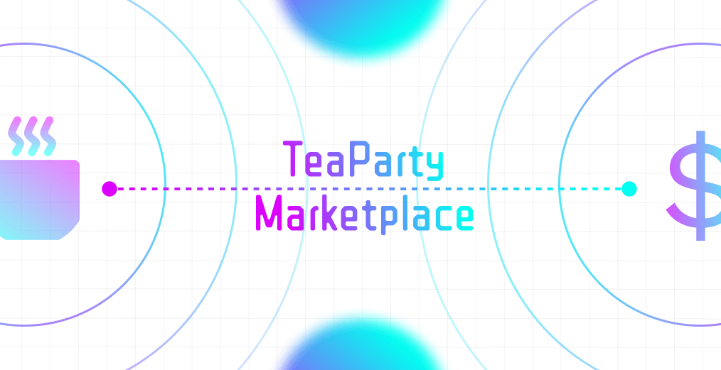 teapartylife's tweet photo. 🍵 TeaParty 1: Party Never Stops — day 4
Intro to TeaParty Marketplace

👉Click "Show this thread" for explanation 1/10 🧵 https://t.co/Ogj3lR22Yk