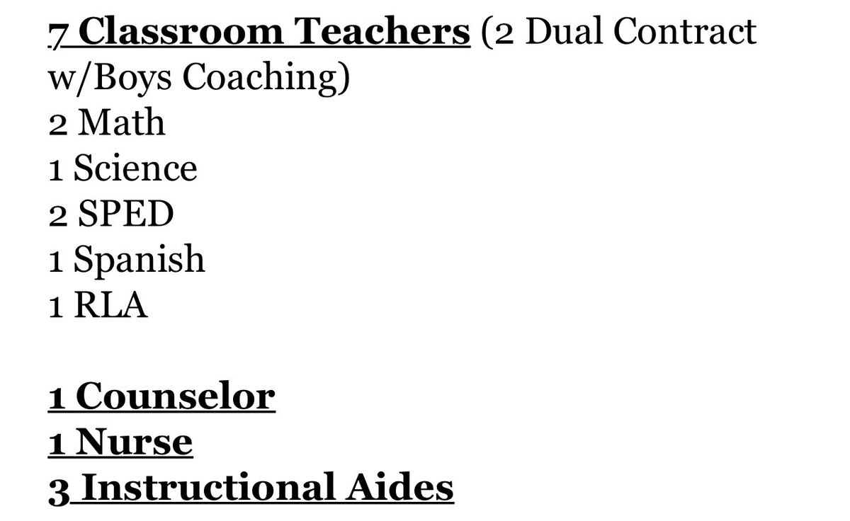 JMS is hiring!!!  Come join our amazing team!  Let me know if you are interested in any of the following positions.