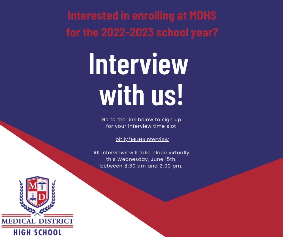 Interview Wednesdays!!! Sign up today!!! signupgenius.com/go/10C0F45A4AD…. @SCS_CCTE @SCSK12Unified