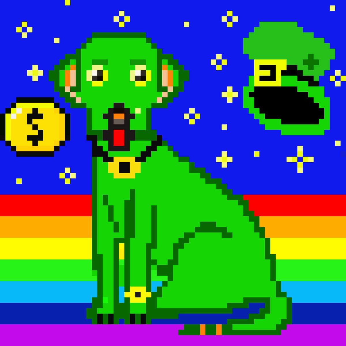 It's not for a  pride month . It's just a leapricon Molly sitting on the rainbow in #Ireland  😎