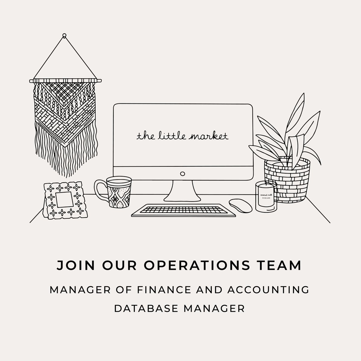 Calling all administrative professionals! The Little Market is hiring a Manager of Finance and Accounting and a Database Manager. Join us: bit.ly/3mHmtTt