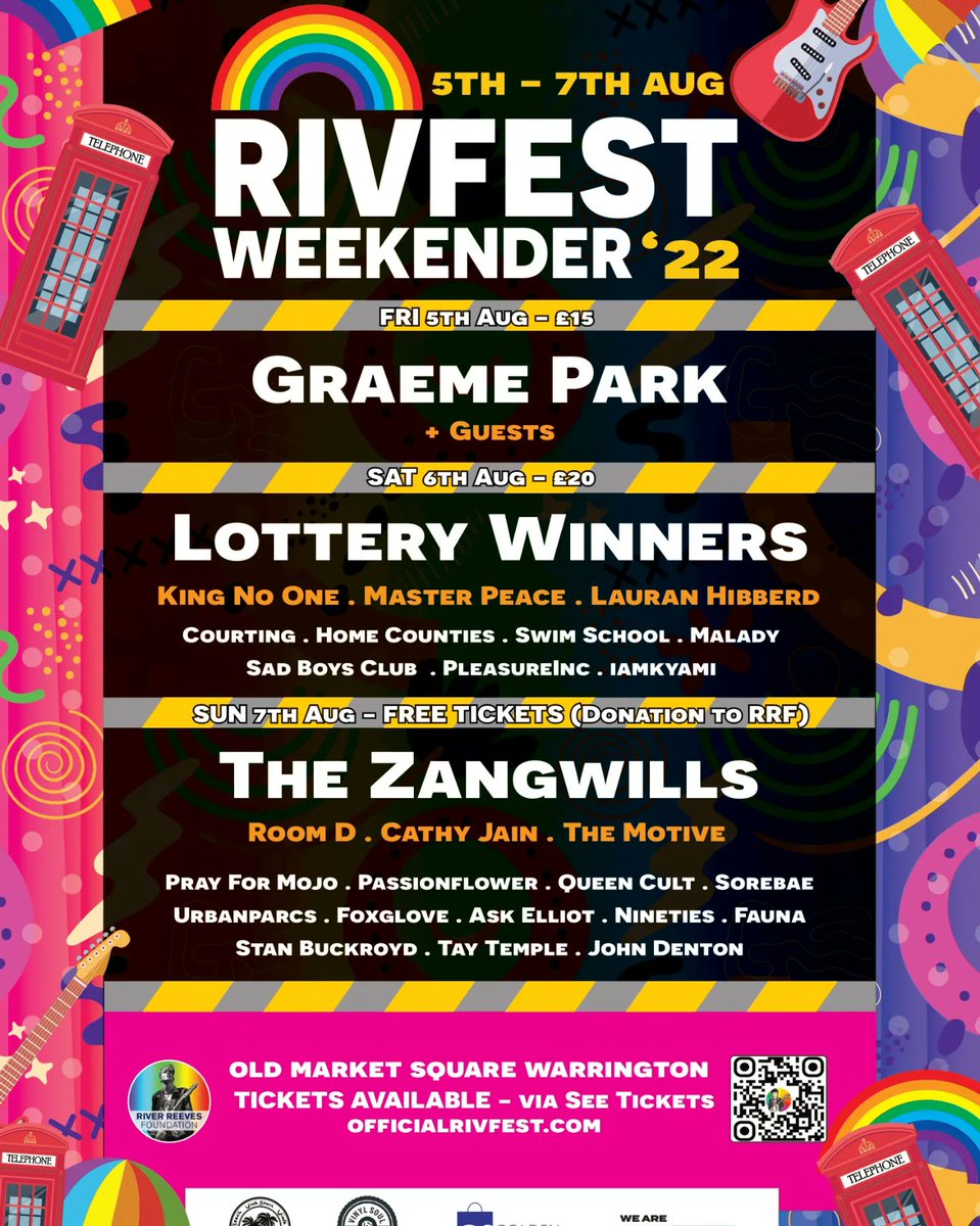 Festival season has only just begun 🔶

Catch us at <a href="/RivFestOfficial/">RivFest Weekender</a>  on the 7th August 🔥

See the full line up here!

📸: <a href="/ManySettingSuns/">~</a>