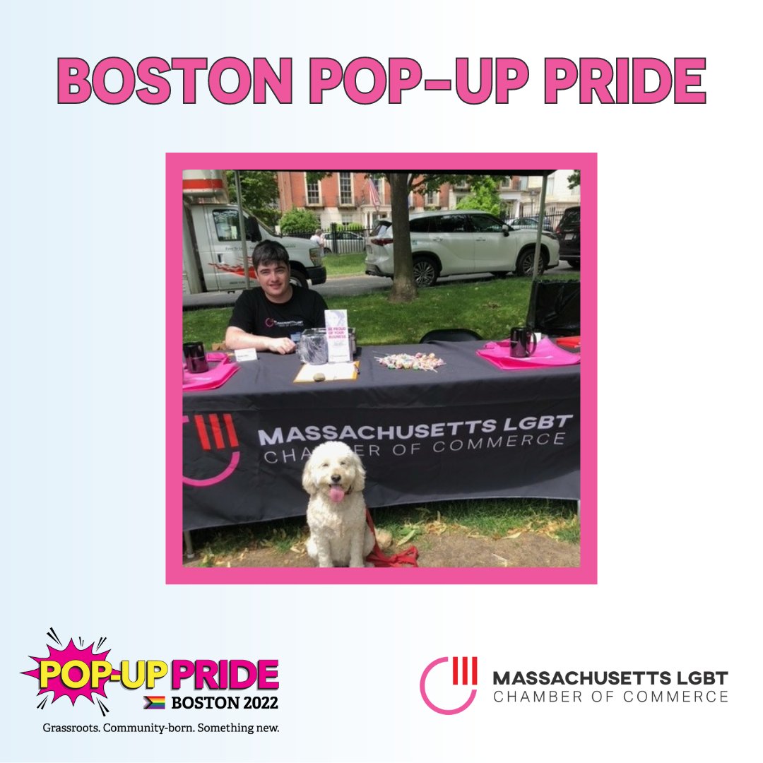 MALGBTCC's tweet photo. The Massachusetts LGBT Chamber of Commerce attended Boston @PopUpPride yesterday!🏳️‍🌈🏳️‍⚧️

If you missed us at yesterday's event, join us this Thursday, June 16th at our #Pride LGBTQ+ Job Fair! Learn more &amp; RSVP here: https://t.co/rvPjeKjn3l https://t.co/UAL93yJ6wn