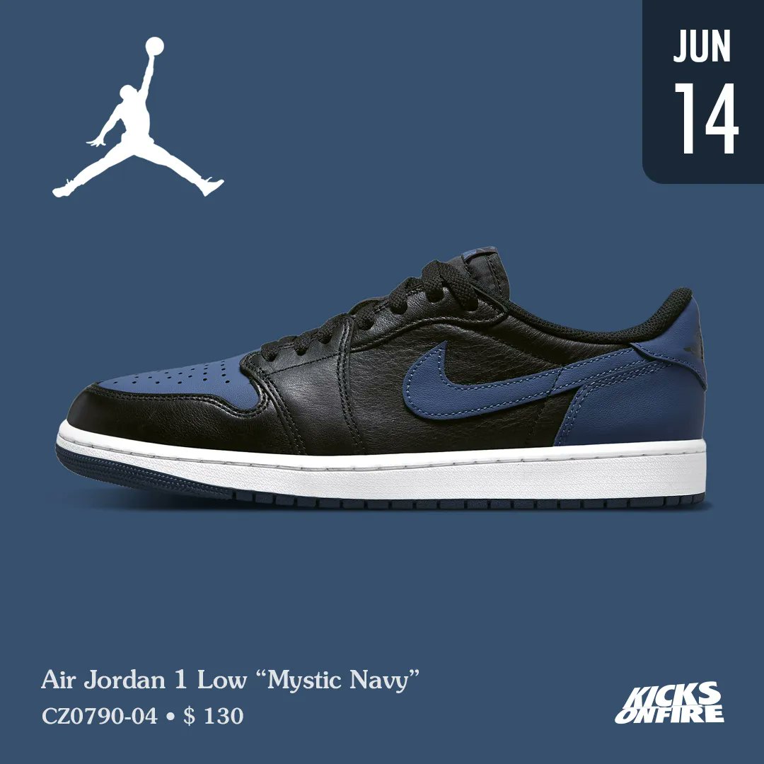 kicksonfire's tweet image. Air Jordan 1 Low “Mystic Navy” cop or drop ? 💙