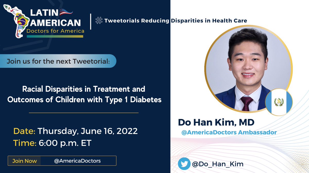 AmericaDoctors's tweet photo. ✨Next tweetorial of this week 🧵 w/ @Do_Han_Kim , @AmericaDoctors ambassador.

📍Thursday, June 16, 2022
⏰ 6:00 pm ET https://t.co/mKWTOl8RKY