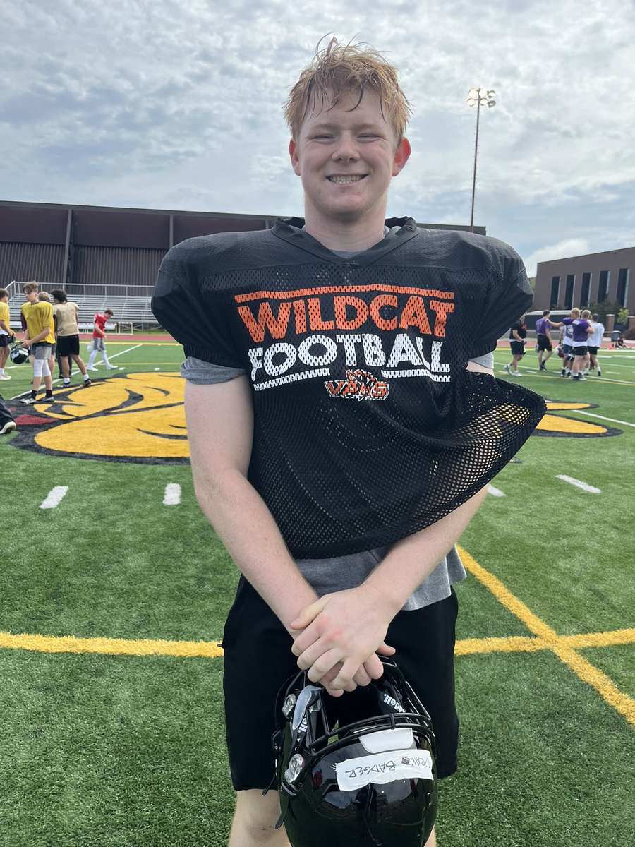 One of the best work ethics I saw from the defensive side of the ball came from <a href="/VeronaWildcatFB/">Verona Area Wildcat Football</a> 2023 <a href="/DrakeBadger36/">Drake Badger</a>. This young man was very consistent all day in every rep I watched. Lots of versatile skillsets with this kid.

<a href="/MJ_NFLDraft/">Mark Johnson</a> <a href="/PrepRedzoneWI/">Prep Redzone Wisconsin</a>   <a href="/CatsCoachRiley/">Andrew Riley 🏈</a>