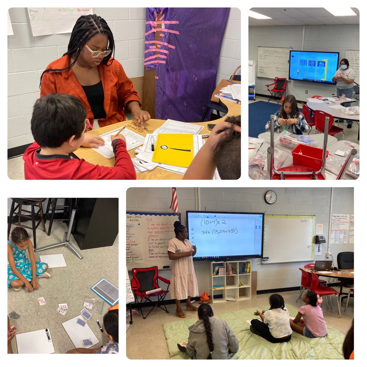 EmanuelTorralba's tweet photo. I love visiting classrooms bc I get to see all the amazing things happening @TeasleyElem #SLQ22!!! @CobbSchools
#SmallGroups #IndividualizedInstruction #1to1 #HandsOn #PureEngagement #LearningIsFun https://t.co/fOmmg7rX4K