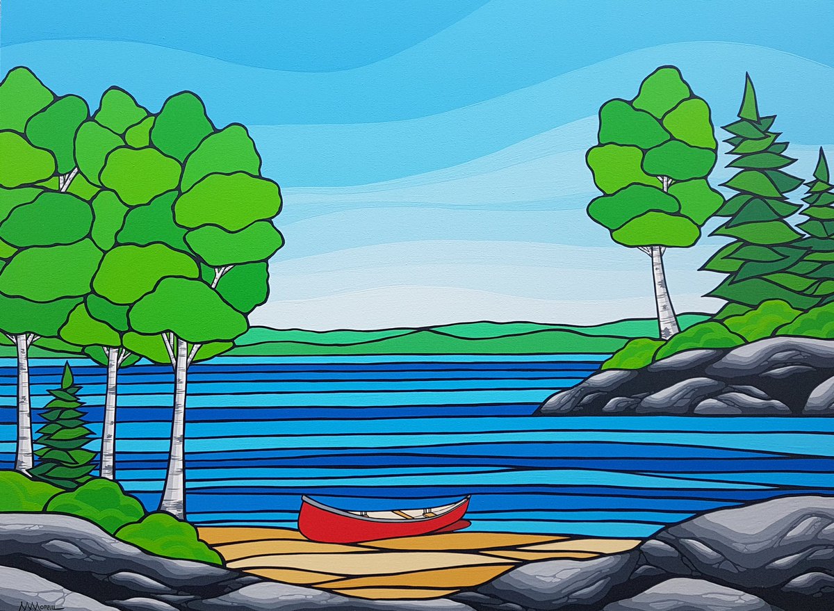 MMorrillArt's tweet image. Summer Days
30x40 acrylic on canvas