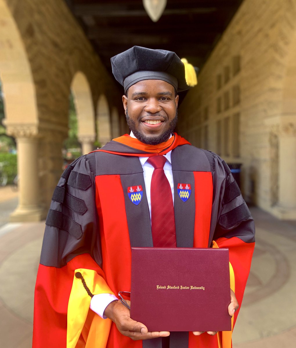 Some exciting professional/personal news! Yesterday I was officially hooded and attained my Ph.D. in Aeronautics and Astronautics from <a href="/Stanford/">Stanford University</a>, becoming one of the first black rocket scientists from the Caribbean!!!🏝🚀✈️ . Next destination <a href="/MIT/">Massachusetts Institute of Technology (MIT)</a> 🍾🥳