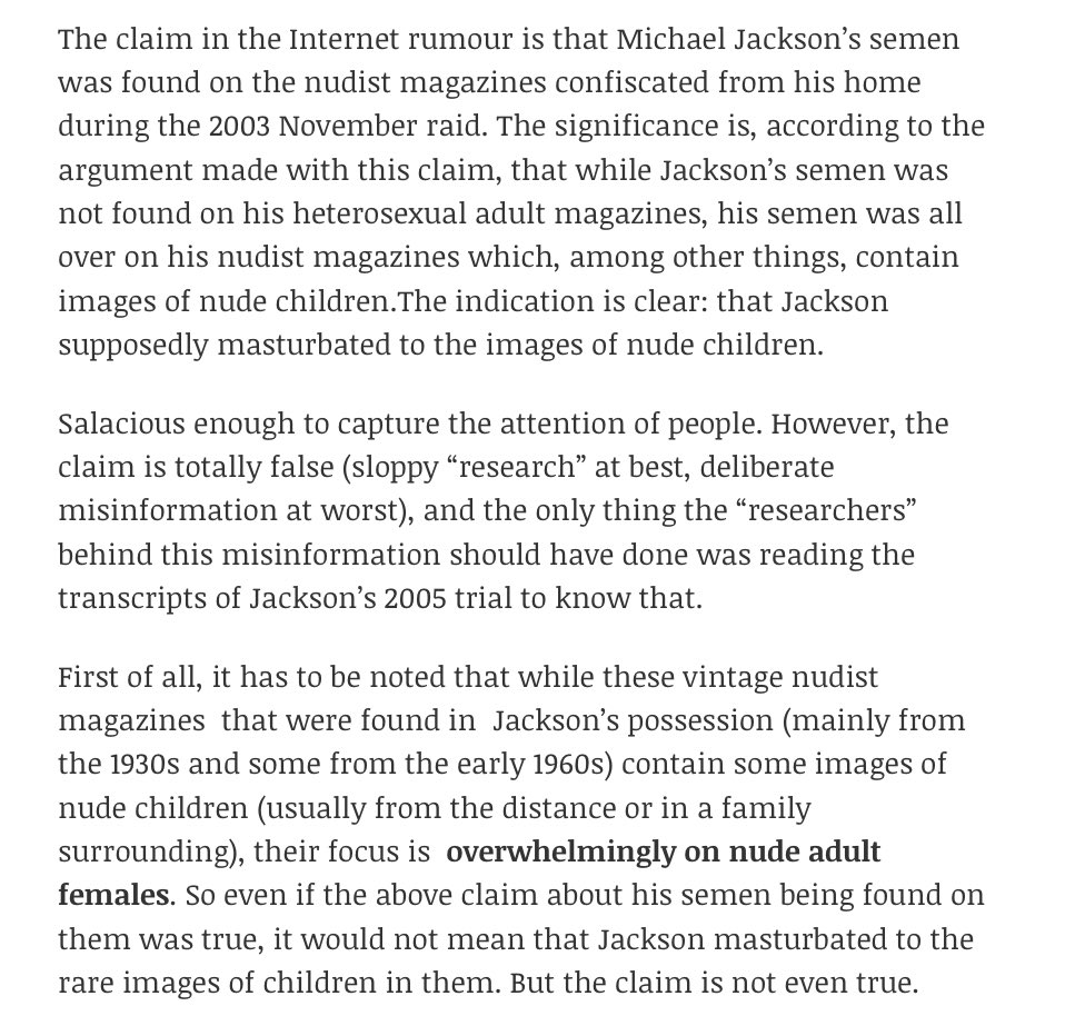 FAQ: Was MJ’s semen on nude magazines? 1/2