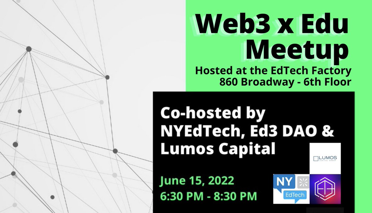 🚨🎉RSVP—&gt; meetup.com/NYEdTech/event…