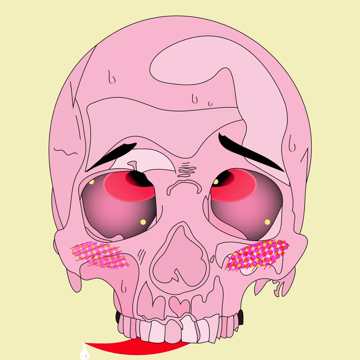 a few of my favorites from today

Bigger Eyes is a collection of 1000 memento mori profile photo NFTs .
Each one is hand made and the full collection will be minted over time.