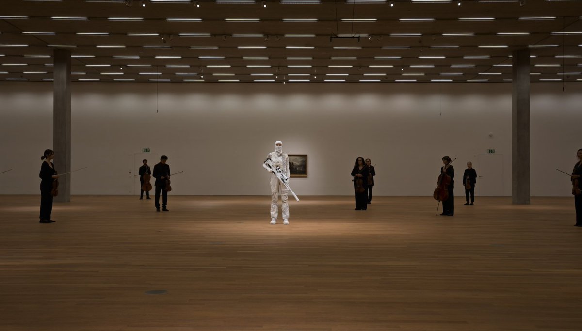 s9uare6usher's tweet photo. Matthew Barney "Catasterism"
アメリカ現代美術家の新作フィルム
これまでの #Cremaster, #Redoubt,
#RiverOfFundament 作品同様に
音楽はジョナサン・べプラー
哲学的思想の蓄積に裏打ちされた
不可解なモチーフや身体表現が
静謐な鑑賞体験で心に残る。 https://t.co/uI0JKS6BQ3