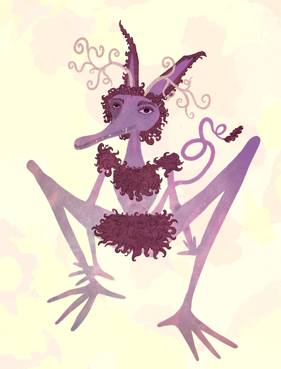 madebycaid's tweet photo. I never use twitter, I feel like this confusing squiggly swirly monster. Don't mind me while I post various silly things I've made over the years! #monster #illustration https://t.co/4kTKDkOiEm