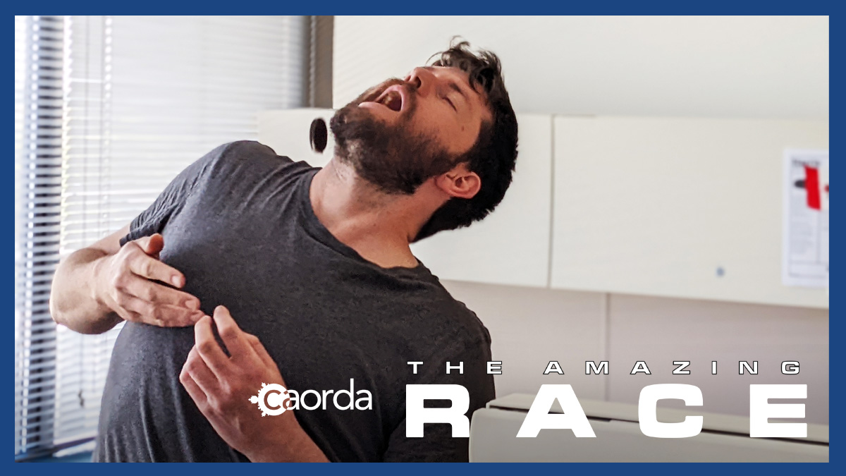 caorda's tweet photo. Through a combination of mind-bending riddles and physically demanding obstacles, many Caordians competed in another running of The Amazing Race. Teams progressed through a barrage of stages inside and outside of the office. In the end, there can be only one victorious team. https://t.co/yP6ZtuCr1O