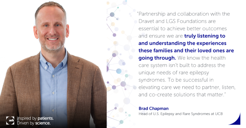 UCBUSA's tweet photo. Meeting unmet needs for those impacted by Dravet syndrome is a top priority at UCB. This #DravetAwarenessMonth, read about our commitment to families and their loved ones diagnosed with Dravet syndrome. #curedravet