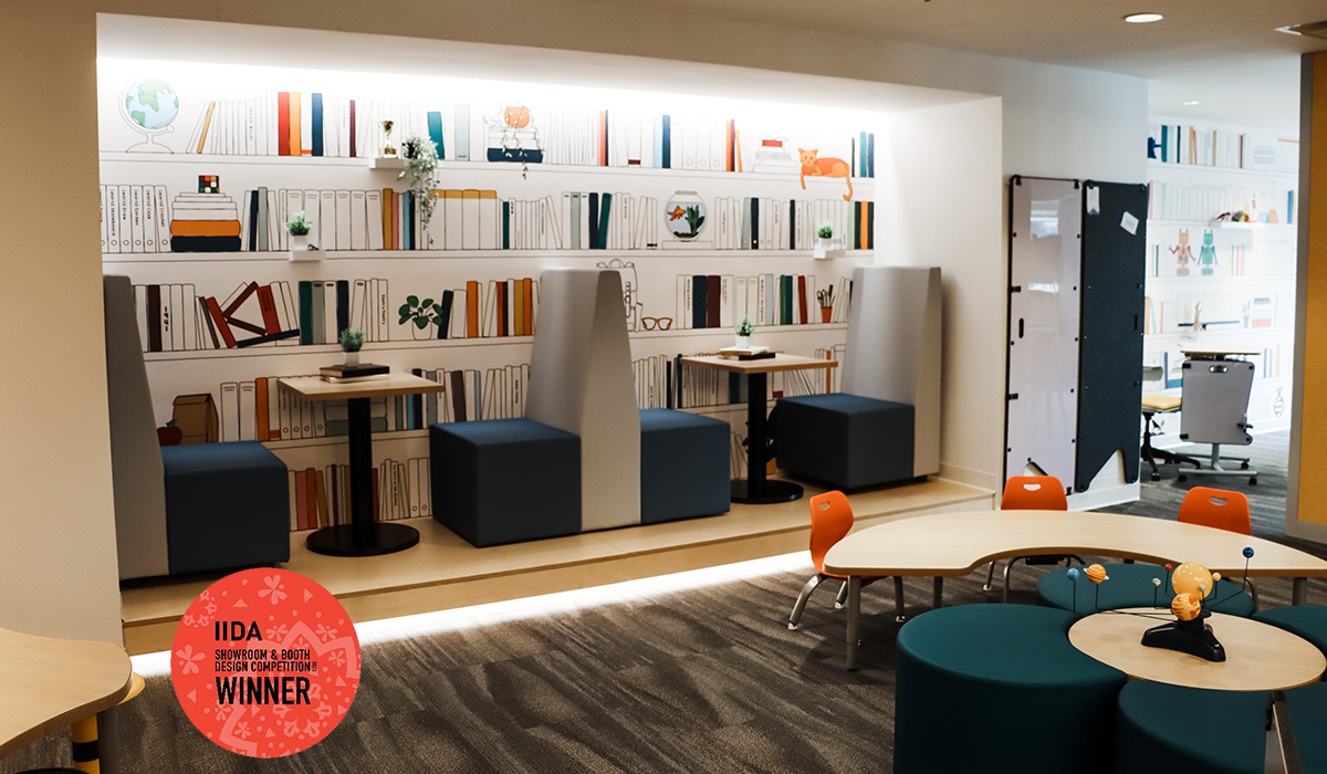 KItweets's tweet photo. We’re thrilled to share we won best large showroom at #NeoCon as part of the 2022 Showroom Competition hosted by @iida_hq. We’re also honored with a #BestofNeoCon award for LimeLite Seating. Stop by showroom 1181 to view our award-winning space &amp; products! #IIDAawards #IIDAneocon https://t.co/y9MuYrpc50