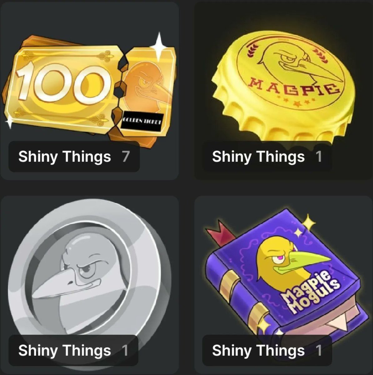 Custom staking is live!! You can now stake your Shiny Things to earn more $NEST 🪙stake.magpiemoguls.com