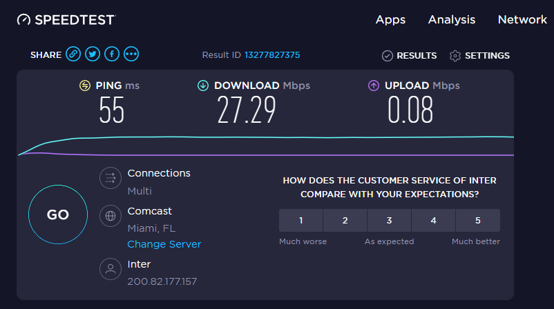 DjSerTix's tweet photo. @TuMundoInter Y mientras los que no disfrutamos de #InterFibraMejoraTuVida que nos coma un tigre.. pagando mas de 25$ USD para un plan de " 50MB " y no puedo ni subir una foto al WhatsApp xq la velocidad e subida es terrible y la descarga me la tienen limitada a 20mb.
@InterCliente 
@Conatel https://t.co/D6uY1zs8RE