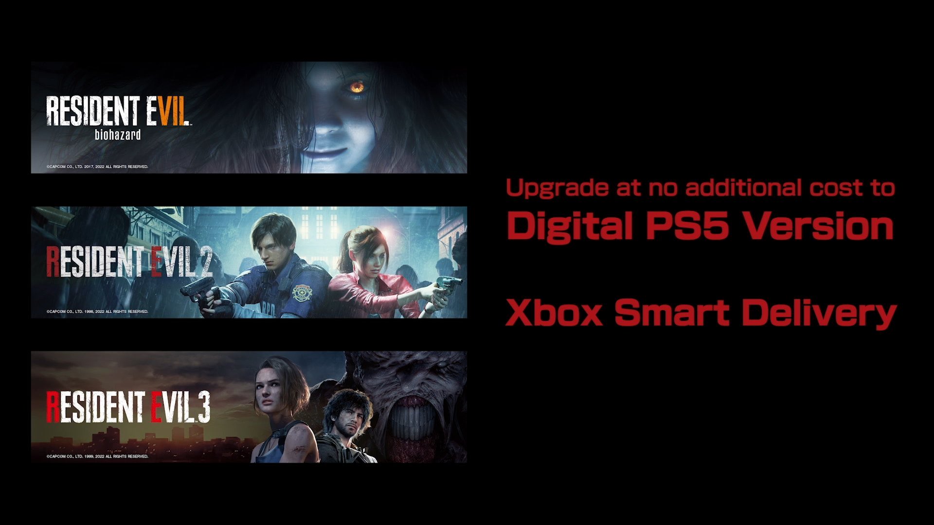 Disponible ya actualización de next-gen de Resident Evil 7, RE2 y RE3