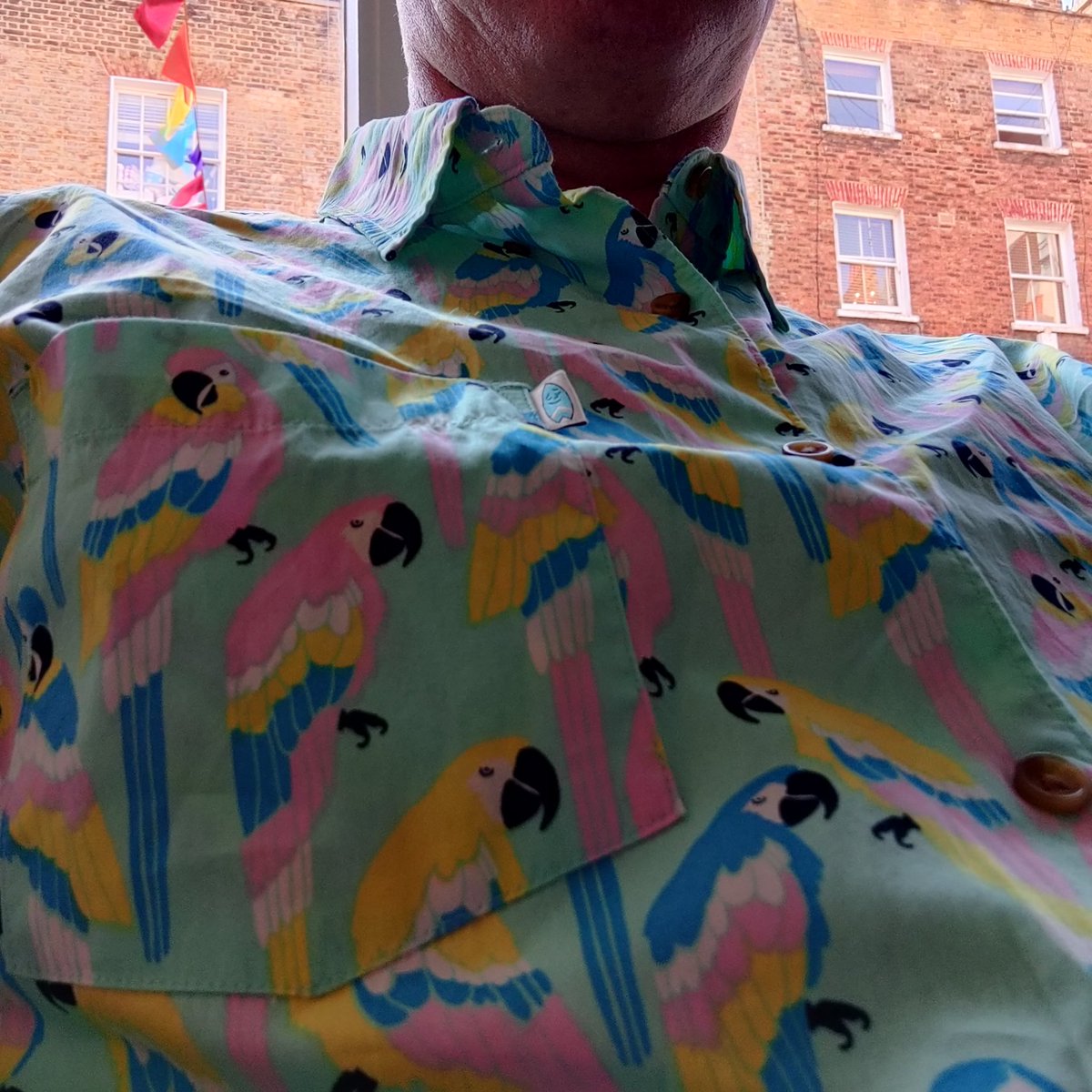 At the Lyric - for the tribute gig for Barry Cryer. My little tribute to the great man #BarryCryer #Baz #parrotjokes