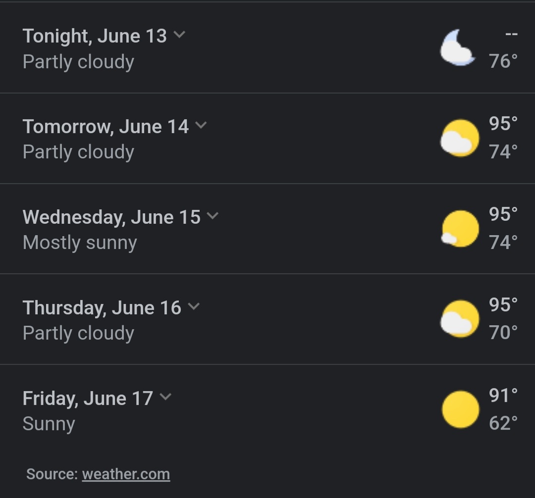 TMIGolfTurf's tweet photo. It's going to be very hot this week. Drink plenty of water! Also, the turf may be stressing, but that doesn't mean you have to as well. https://t.co/bub0jazJqO
