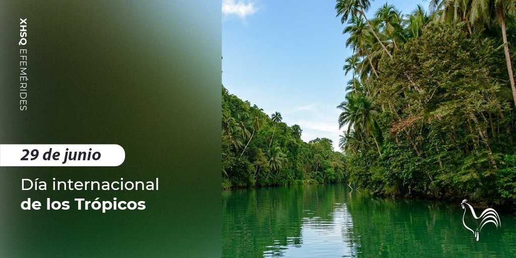 sqradiosma's tweet photo. La conmemoración del día internacional de los #trópicos tiene como finalidad de reconocer la gran diversidad de los mismos, así como dar a conocer los retos y las oportunidades a los que se enfrentan los pueblos que la habitan. https://t.co/ZfHPwR52to