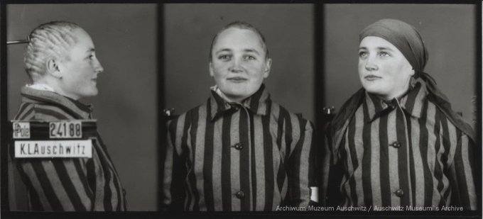 14 June 1920 | A Polish woman, Alina Jasińska, was born. A gardener. In #Auschwitz from 11 November 1942 No. 24188 She was transferred to Bergen-Belsen and liberated there.