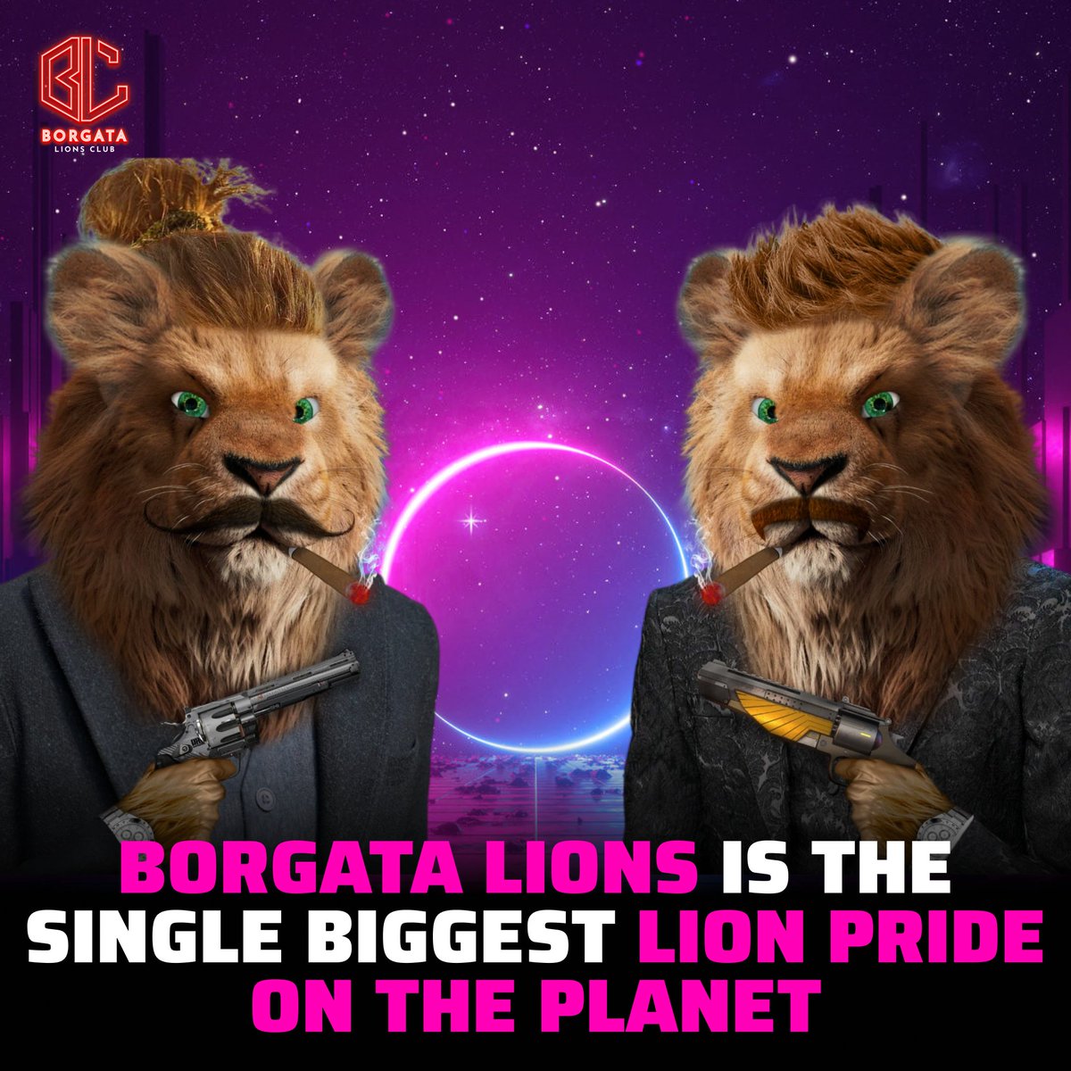 BorgataClub's tweet photo. Borgata Lions is the single biggest lion pride on the planet
#borgatalionsclub #nft #NFT #NFTS #cryptoart #bayc #apesinspace #fatapeclub #partyapes
#NFTcollector #modernart #crypto #3Dart #digitalillusions #nftstories #etheruem #artoftheday #nftdrop #cryptopunks #animation https://t.co/bjleE8VC90