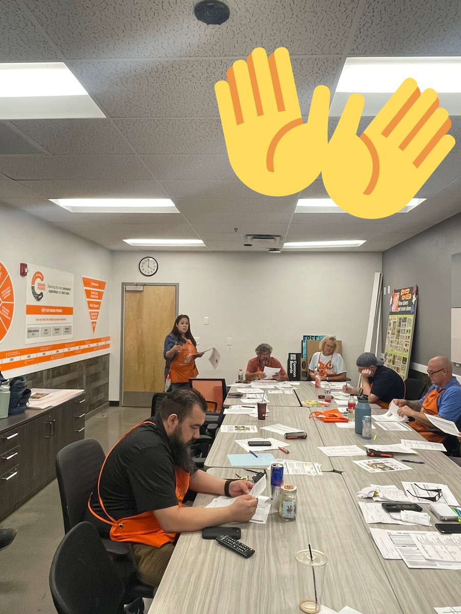OASM Monika teaching a class in staff about one of our Leader Behaviors, RESPECT! Good job!!