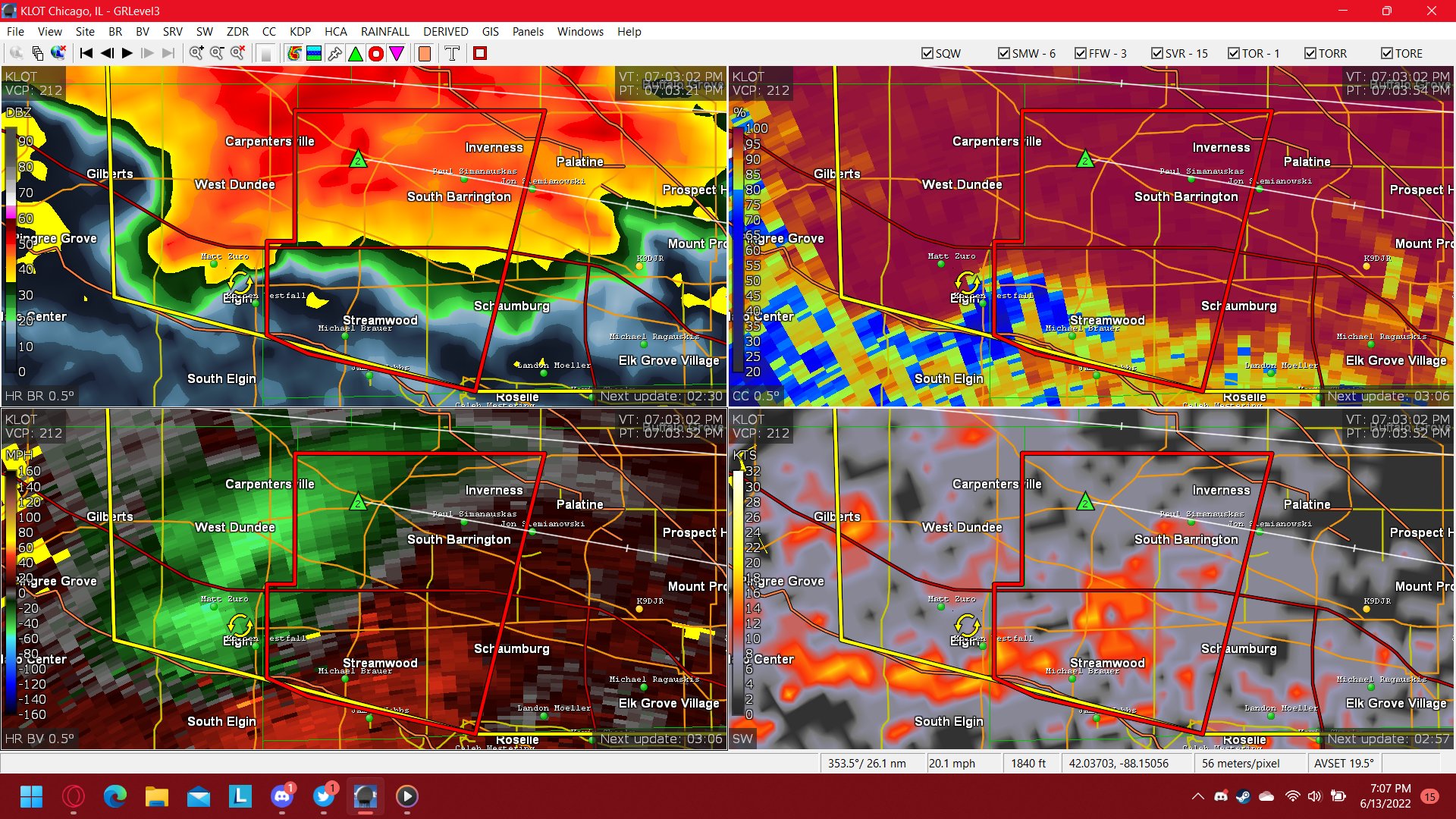 NWS Tornado on Twitter "Tornado Warning continues for Streamwood IL